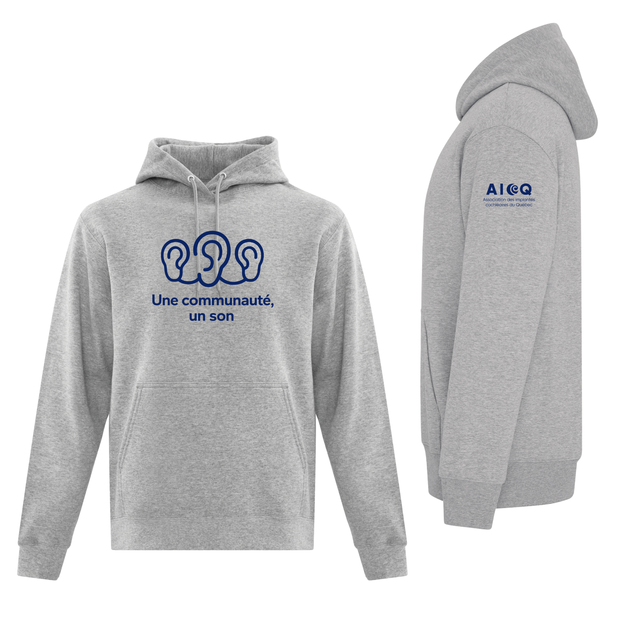 Chandail à capuchon (Unisexe) - Une communauté, un son